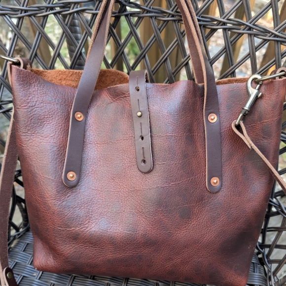 Go Forth Goods Small Whisky Bison Avery Crossbody EUC Retired Color - Picture 7 of 8